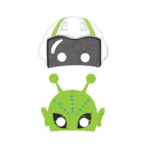 Picture of BLAST OFF PARTY MASKS 19.5X16.1 - 8PK